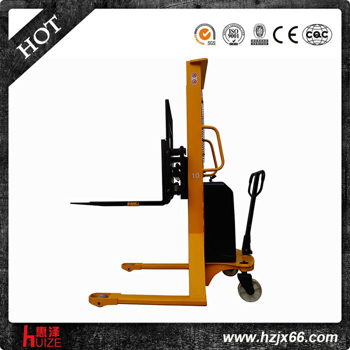 貨叉側移式半電動堆高車 貨叉側移式半電動堆高車