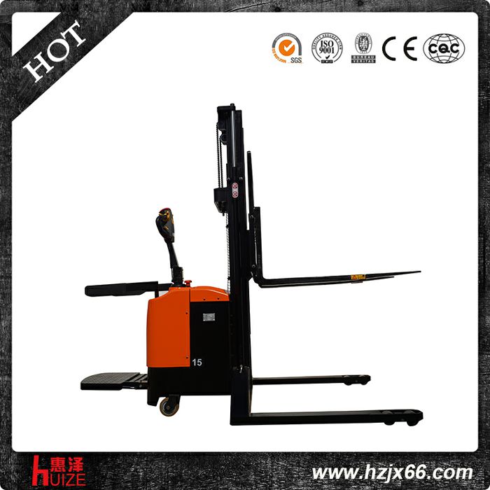 帶護頂架全電動堆高車 帶護頂架全電動堆高車