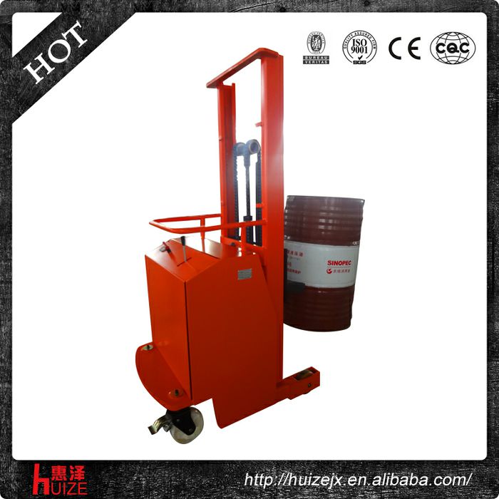 半電動配重油桶車(無底腿,只堆垛,不翻轉(zhuǎn)) 半電動配重油桶車(無底腿,只堆垛,不翻轉(zhuǎn))