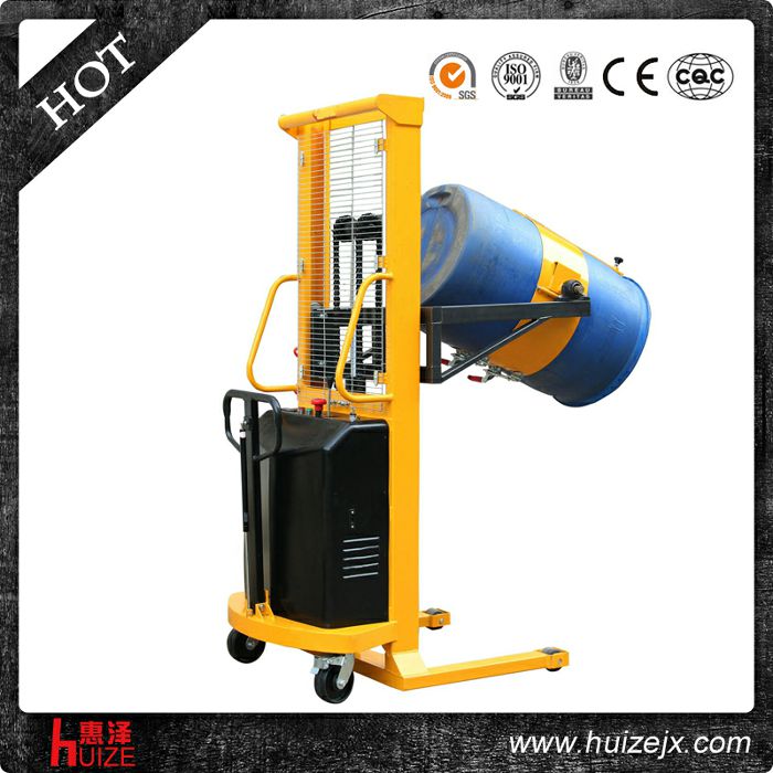 半電動多功能油桶車(單門架,夾塑桶) 半電動多功能油桶車(單門架,夾塑桶)